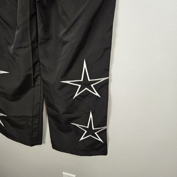 Mens STAR Graphic Print Drawstring Waist Cargo Pants Loose Fit WHIMSIGOTH Grunge - Picture 7 of 9